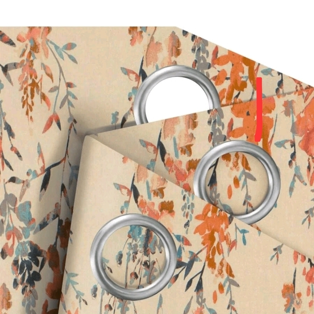 SHEIN Floral Curtains - Picture 3 of 3